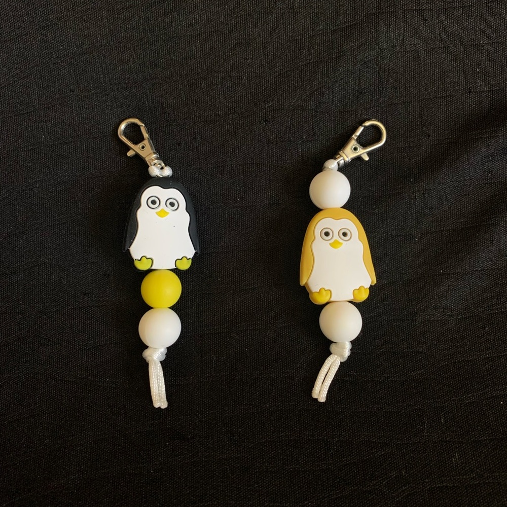 Penguin zipper pulls